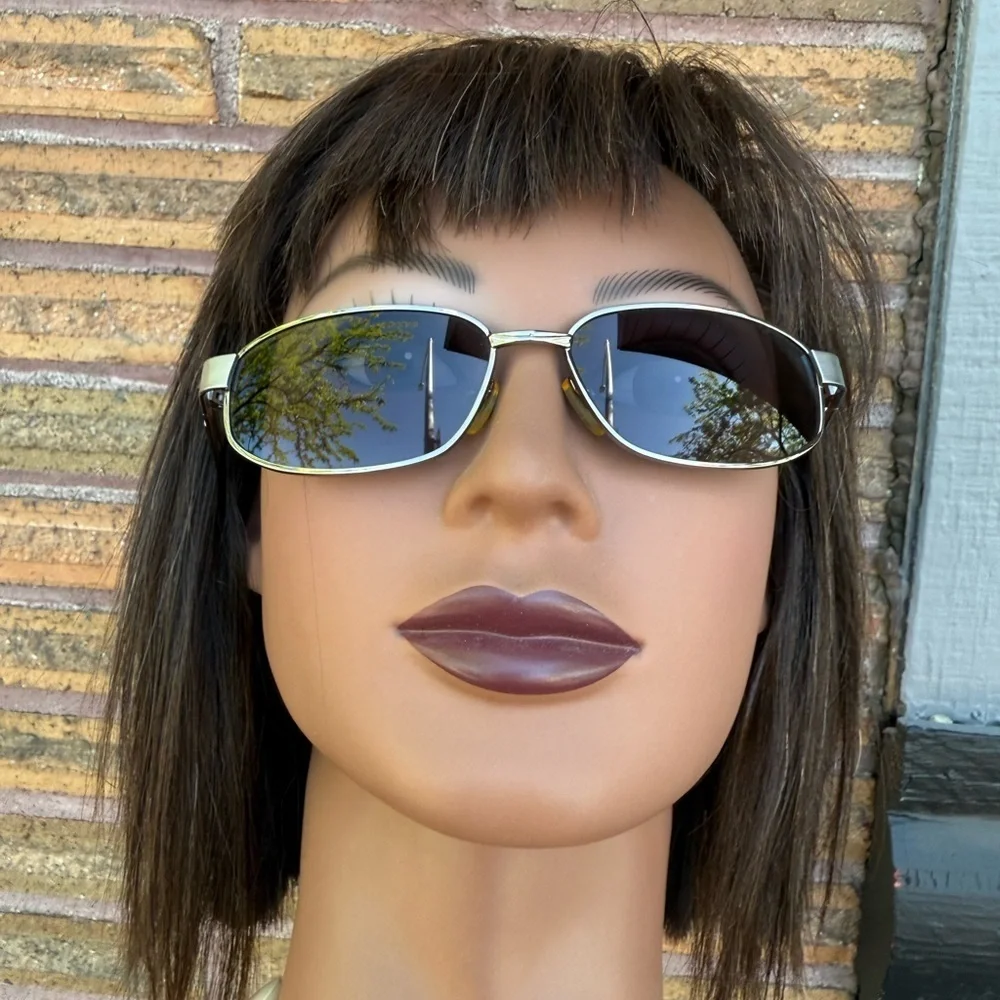 Cartier Chrome Rimless Grey Sunglasses